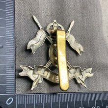 Load image into Gallery viewer, Original WW2 British Army 9th Queen's Royal Lancers Cap Badge - The Militaria Shop