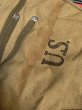 Charger l'image dans la galerie, Original WW2 US Army M1928 Haversack Pack Tail - 1944 Dated - The Militaria Shop