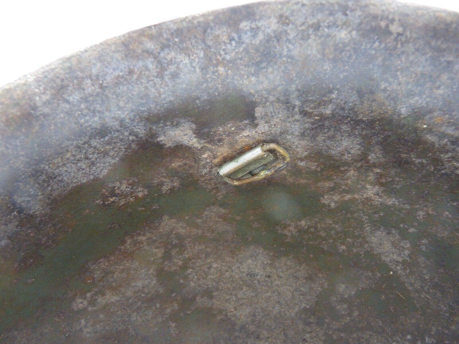 Original WW2 British / Canadian Army Mk3 High Rivet Turtle Army Combat Helmet - The Militaria Shop