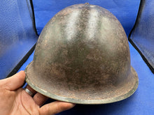 Charger l'image dans la galerie, WW2 British / Canadian Army Mk3 Combat Turtle Helmet - Good Original Helmet - The Militaria Shop