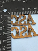 Load image into Gallery viewer, Original WW1 British Army Service Corps (A.S.C.) Shoulder Titles - The Militaria Shop