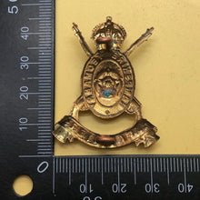 Load image into Gallery viewer, Original WW2 British Army Cap Badge - Hampshire Yeomanry (Carabiniers) - The Militaria Shop