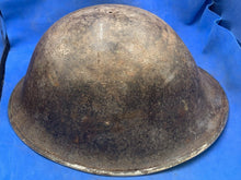 Load image into Gallery viewer, Original WW2 British Army / Canadian Army Mk3 Turtle Combat Helmet - The Militaria Shop