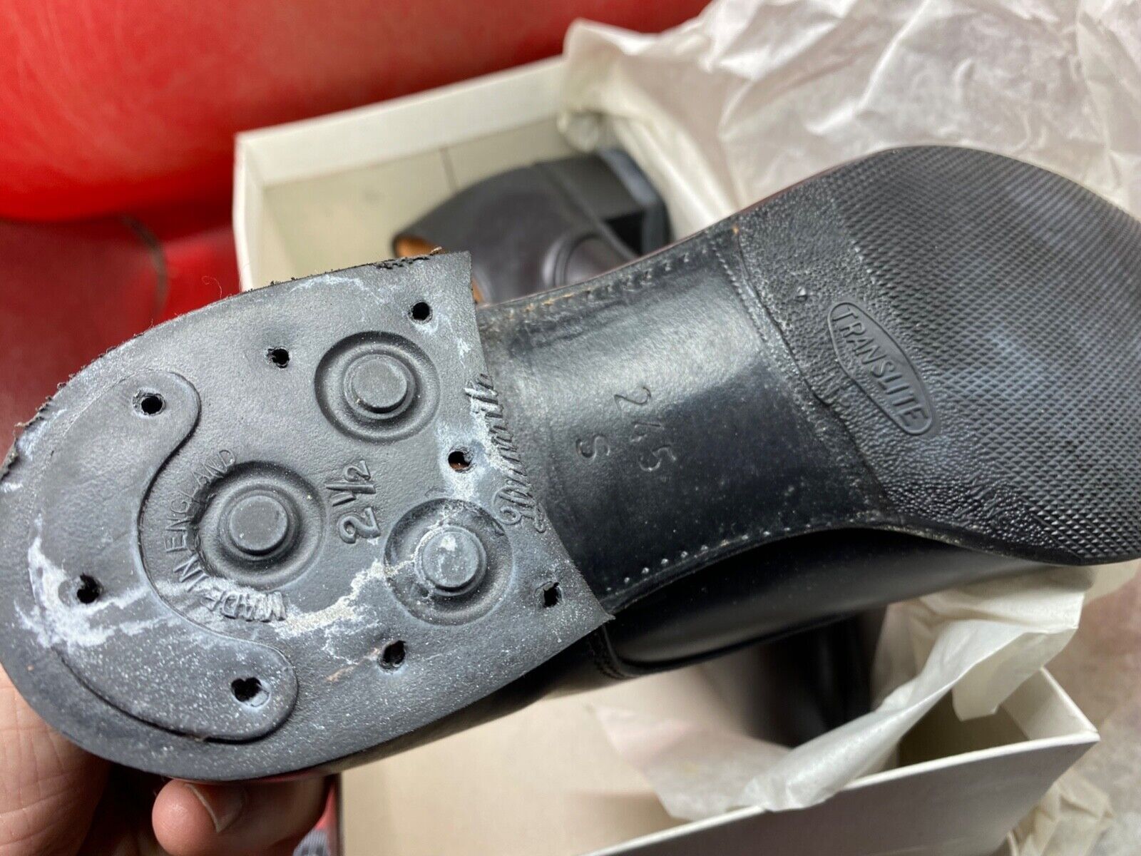 British Royal Navy Women's Black Leather Shoes. Brand new unissued. Size 24 - The Militaria Shop