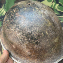 Load image into Gallery viewer, Original WW2 British / Canadian Army Mk3 Turtle Helmet - The Militaria Shop