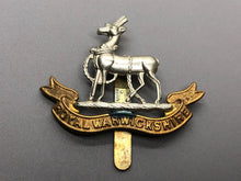 Load image into Gallery viewer, Original WW2 British Army Royal Warwickshire Cap Badge - The Militaria Shop