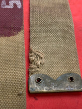 Load image into Gallery viewer, Original WW2 Pattern British Army L Straps Pair - 37 Pattern Webbing Haversack - The Militaria Shop