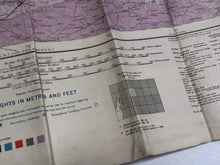 Load image into Gallery viewer, Original WW2 British Army / RAF Map - Satpura Mountains - The Militaria Shop