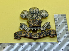 Load image into Gallery viewer, Original Victorian / WW1 British Army 3rd Dragoon Guards Cap Badge - The Militaria Shop
