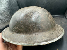 Lade das Bild in den Galerie-Viewer, Original WW2 British Army Mk2 Combat Helmet Shell - South African Production - The Militaria Shop