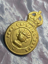 Load image into Gallery viewer, Original British Army WW1 / WW2 - Army Catering Corps Cap / Collar Badge - The Militaria Shop