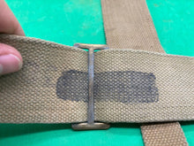 Load image into Gallery viewer, Original WW2 Pattern British Army L Straps Pair - 37 Pattern Webbing Haversack - The Militaria Shop
