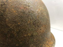 Load image into Gallery viewer, WW2 Canadian / British Army Mk3 Turtle Helmet Shell Original - The Militaria Shop