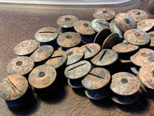 Load image into Gallery viewer, WW2 British Army Brodie / Turtle Mk1/2/3/4 Helmet Brass Dome Screw & Nut Set - The Militaria Shop