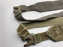 Load image into Gallery viewer, Original WW2 British Army / RAF 37 Pattern L Strap Set - The Militaria Shop