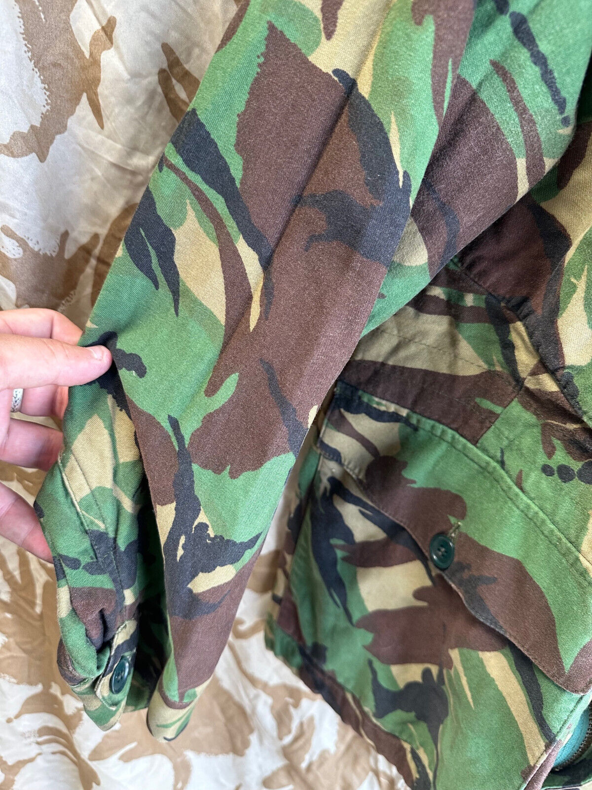 Genuine British Army 1968 Pattern DPM Combat Smock - Size 2 - 38" Chest - The Militaria Shop