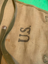 Charger l'image dans la galerie, Original WW2 US Army M1928 Haversack Pack Tail - 1944 Dated - The Militaria Shop