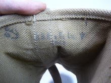 Charger l'image dans la galerie, Original WW2 British Army Soldiers Water Bottle Carrier Harness - Dated 1943 - The Militaria Shop