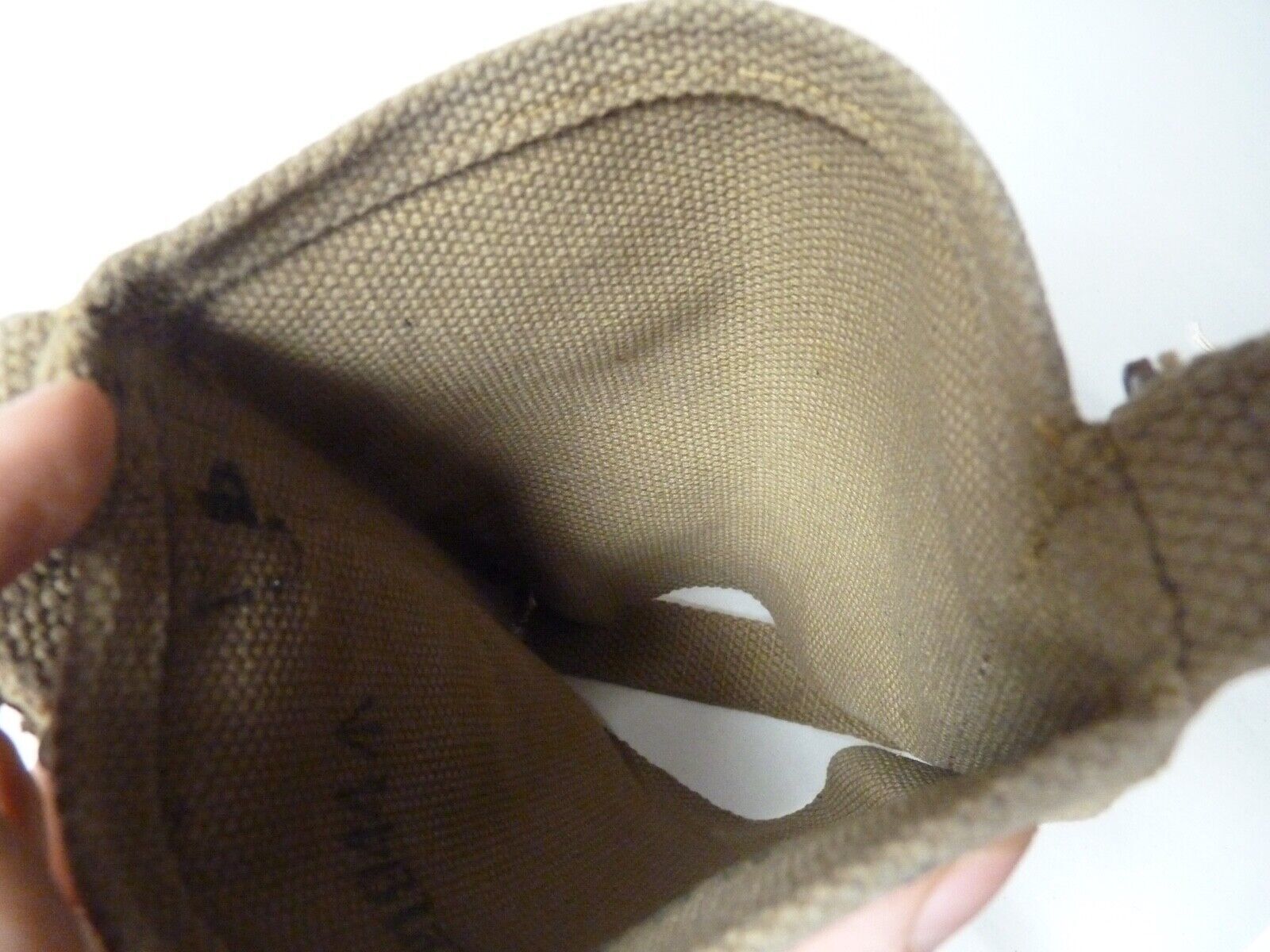 Original WW2 British Army Soldiers Water Bottle Carrier Harness - Dated 1944 - The Militaria Shop