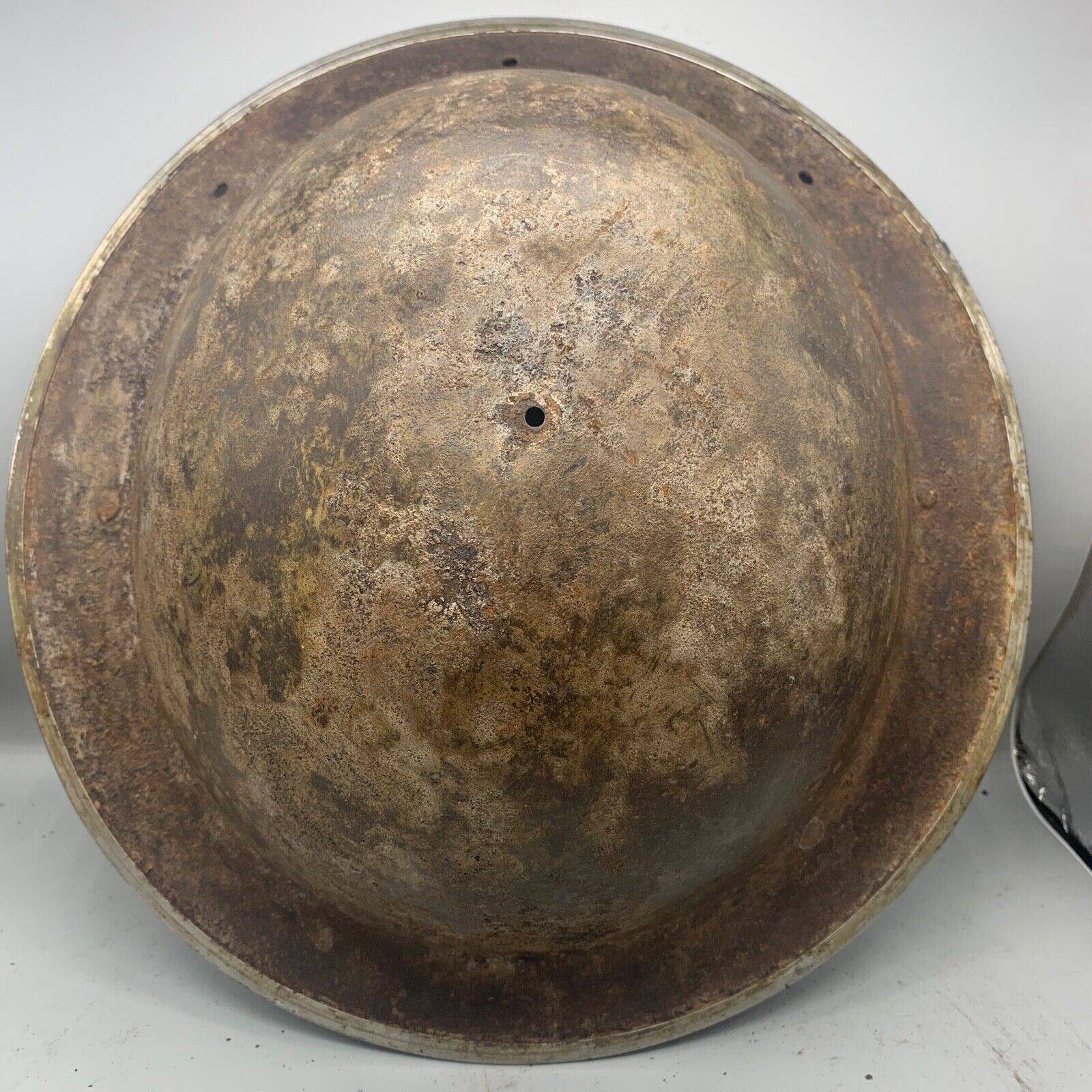Original WW2 South African Army Mk2 Brodie Helmet - British Style Combat Helmet - The Militaria Shop