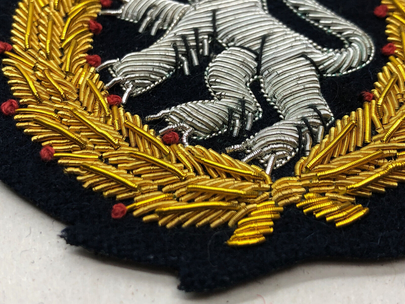British Army Bullion Embroidered Blazer Badge - WRAC Women's Royal Army Cor - The Militaria Shop