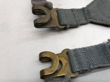 Load image into Gallery viewer, Original WW2 British Royal Air Force Blue 37 Pattern L Strap Set - The Militaria Shop