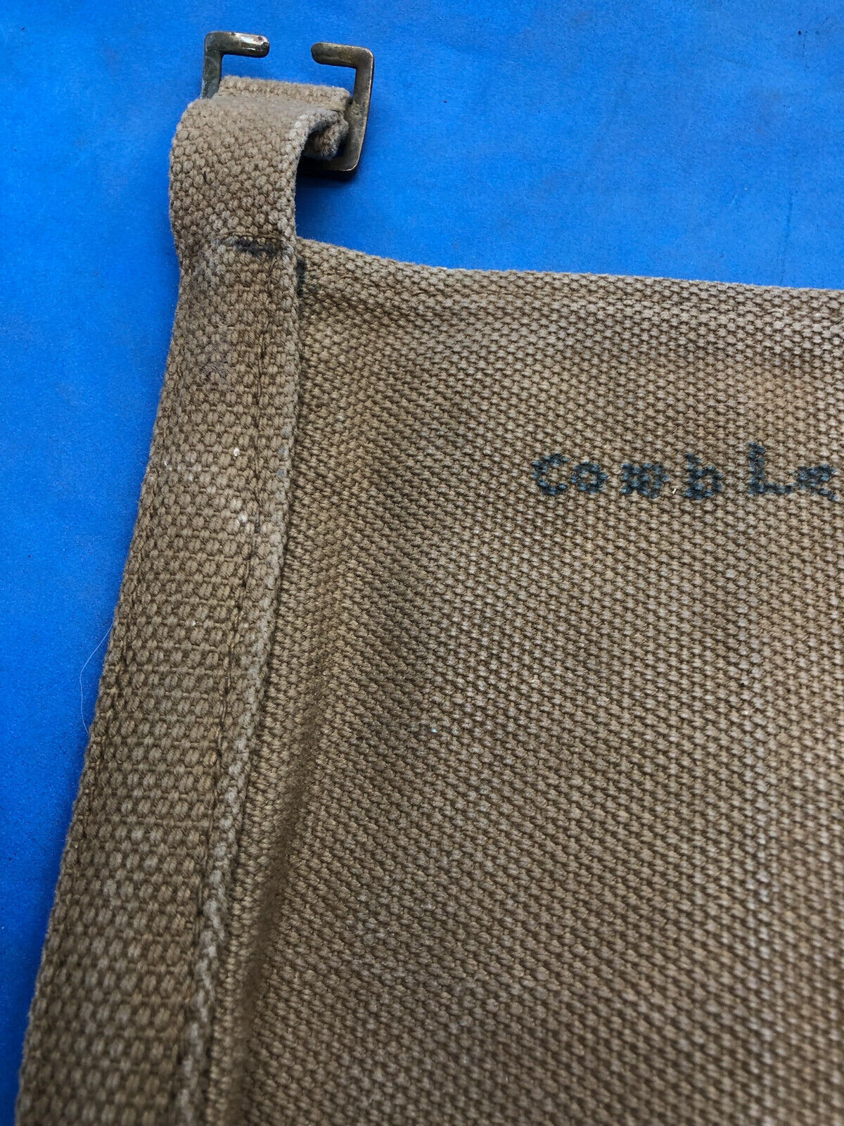 WW2 British Army 37 Pattern Webbing Water Bottle Carrier Harness - 1943 Dated - The Militaria Shop