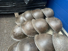 Load image into Gallery viewer, Original WW2 British / Canadian Army Mk3 Hi-Rivet Turtle Combat Helmet - The Militaria Shop