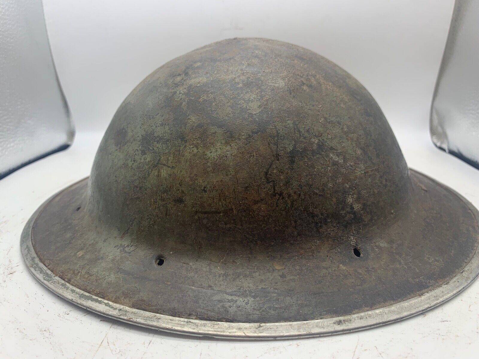 Original WW2 South African Army Mk2 Brodie Helmet - British Style Combat Helmet - The Militaria Shop