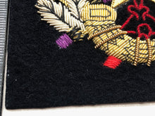 Lade das Bild in den Galerie-Viewer, British Army Bullion Embroidered Blazer Badge - Cameronians Scottish Rifles - The Militaria Shop