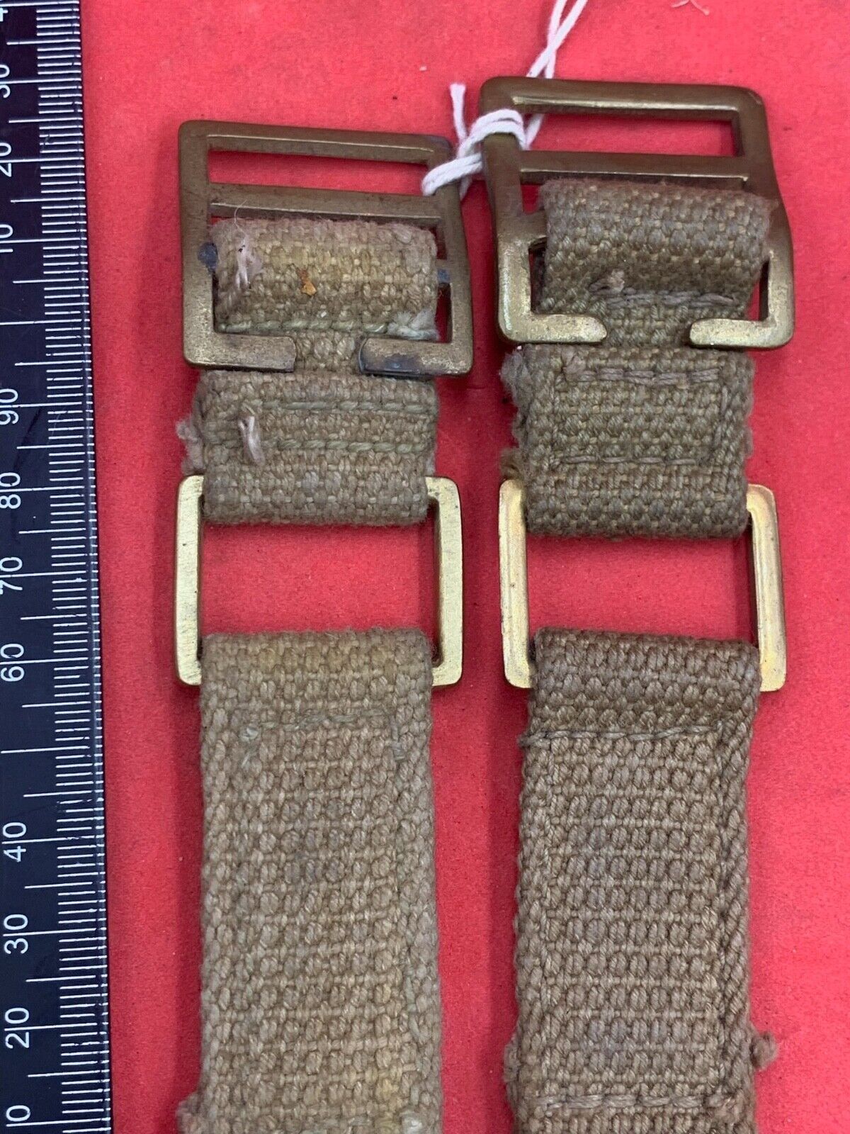 Original WW2 British Army 37 Pattern Brace Adaptor Pair - The Militaria Shop