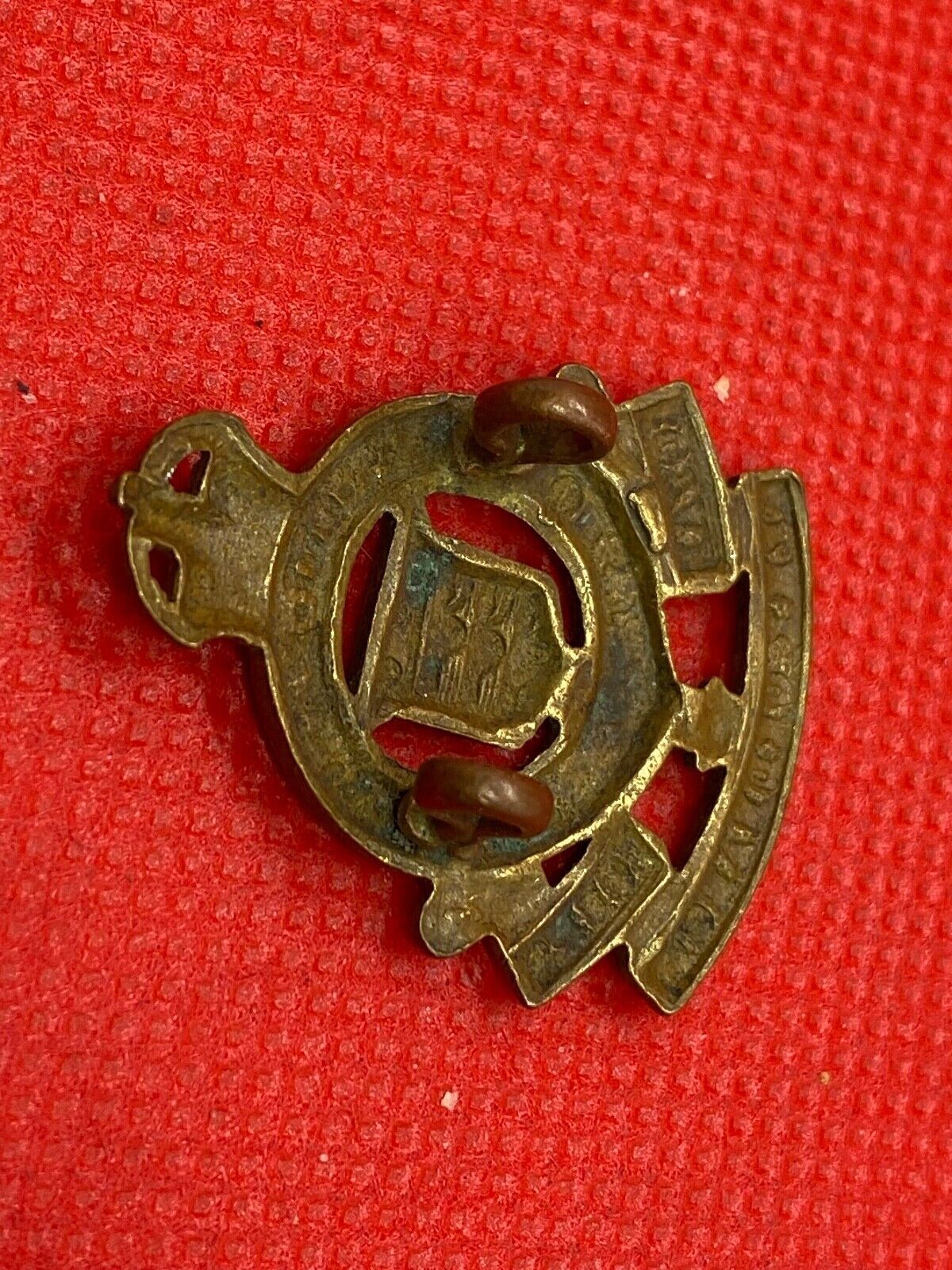 Original British Army Royal Army Ordnance Corps Collar Badge with Rear Lugs - The Militaria Shop