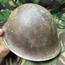 Load image into Gallery viewer, Original WW2 British / Canadian Army Mk3 Turtle Helmet - The Militaria Shop