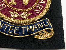 Load image into Gallery viewer, British Army Bullion Embroidered Blazer Badge - 4th Queen's Own Hussars - The Militaria Shop