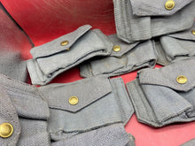Load image into Gallery viewer, Original British Royal Air Force RAF Blue Pistol Ammo Pouch 1925 Pattern - The Militaria Shop