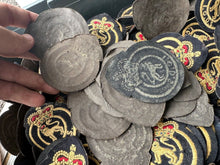 Load image into Gallery viewer, Original British Home Front Industrial Civil Defence Corps Cloth Badge - I.C.D.S - The Militaria Shop