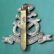 Load image into Gallery viewer, Original WW2 British Army North Stafford Regiment Cap Badge - The Militaria Shop