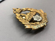 Load image into Gallery viewer, Original British Army WW2 East Lancashire Cap Badge - The Militaria Shop