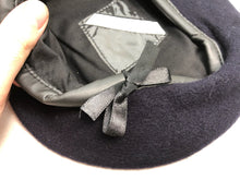 Load image into Gallery viewer, Genuine British Army Military Soldiers Beret Hat - Navy Blue - Size 56cm - The Militaria Shop