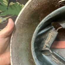 Load image into Gallery viewer, Original WW2 British / Canadian Army Mk3 Turtle Helmet & Liner - The Militaria Shop