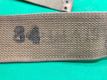 Load image into Gallery viewer, Original WW2 Pattern British Army L Straps Pair - 37 Pattern Webbing Haversack - The Militaria Shop