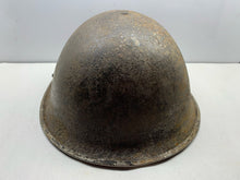 Charger l'image dans la galerie, Geunine British / Canadian Army Mk3 WW2 Combat Helmet - Uncleaned Original - The Militaria Shop