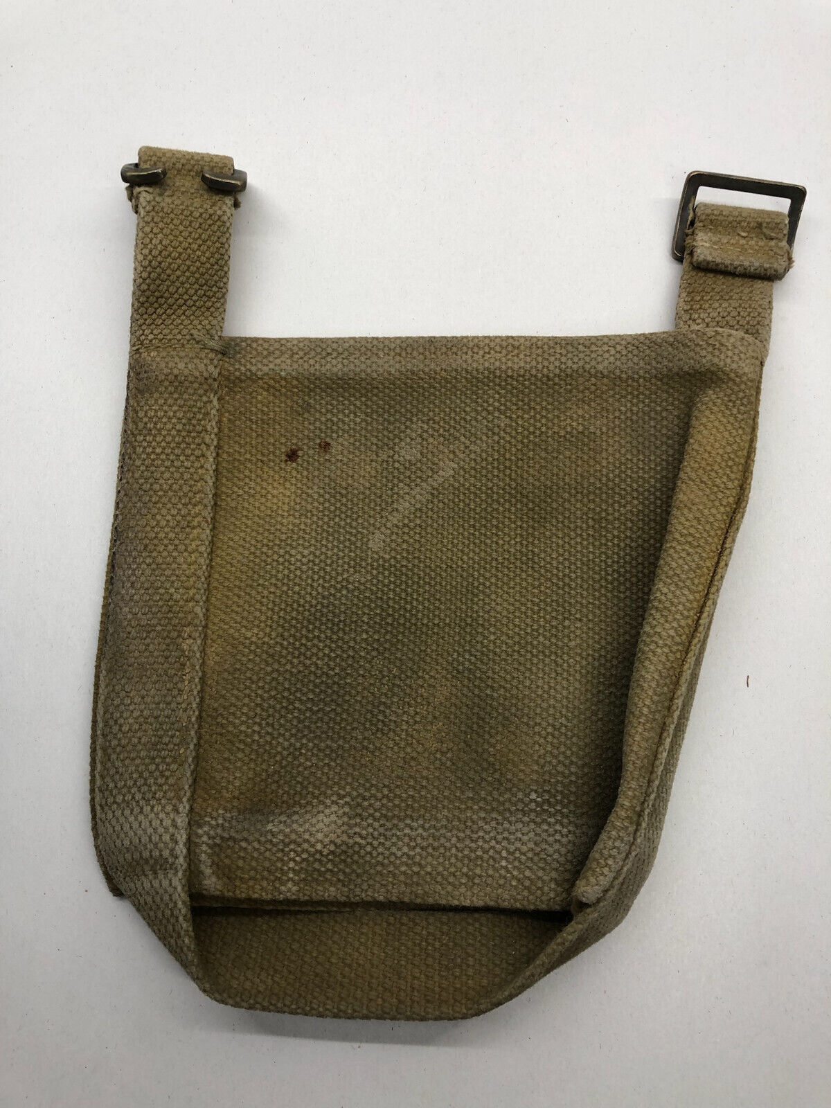 WW2 British Army 37 Pattern Webbing Water Bottle Carrier Harness - 1940 Dated - The Militaria Shop