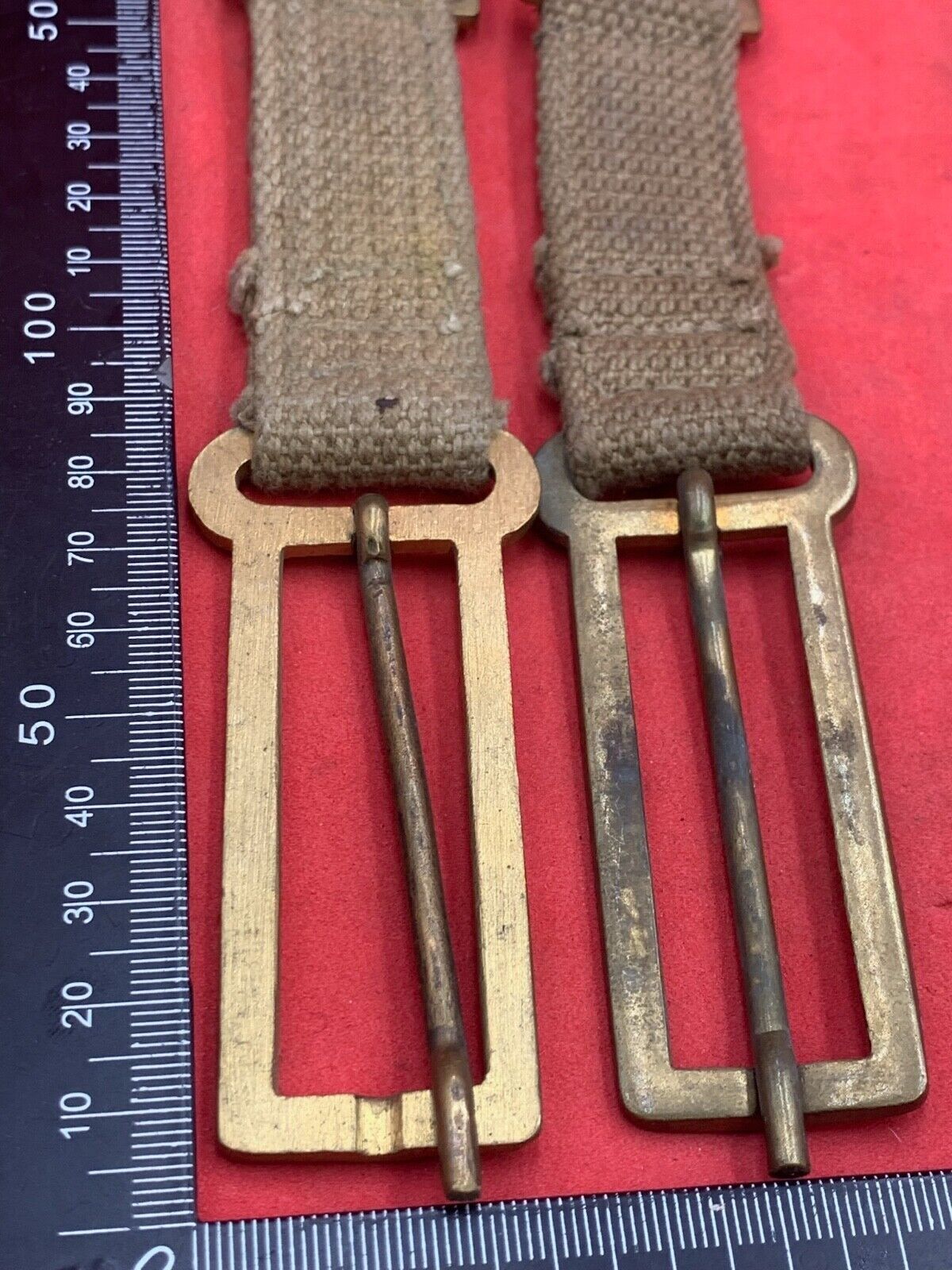 Original WW2 British Army 37 Pattern Brace Adaptor Pair - The Militaria Shop