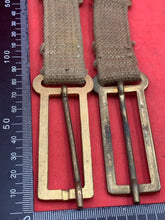Load image into Gallery viewer, Original WW2 British Army 37 Pattern Brace Adaptor Pair - The Militaria Shop