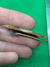 Load image into Gallery viewer, Genuine WW2 British Army Ordinance Corps Brass Cap Badge - Kings Crown - The Militaria Shop