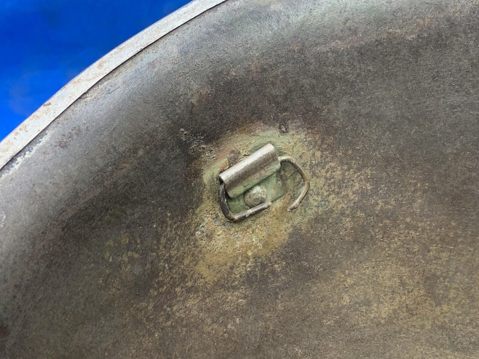 Original WW2 British Army / Canadian Army Mk3 Turtle Combat Helmet - The Militaria Shop