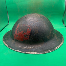 Load image into Gallery viewer, Original WW2 South African Army Mk2 Brodie Helmet - British Style Combat Helmet - The Militaria Shop