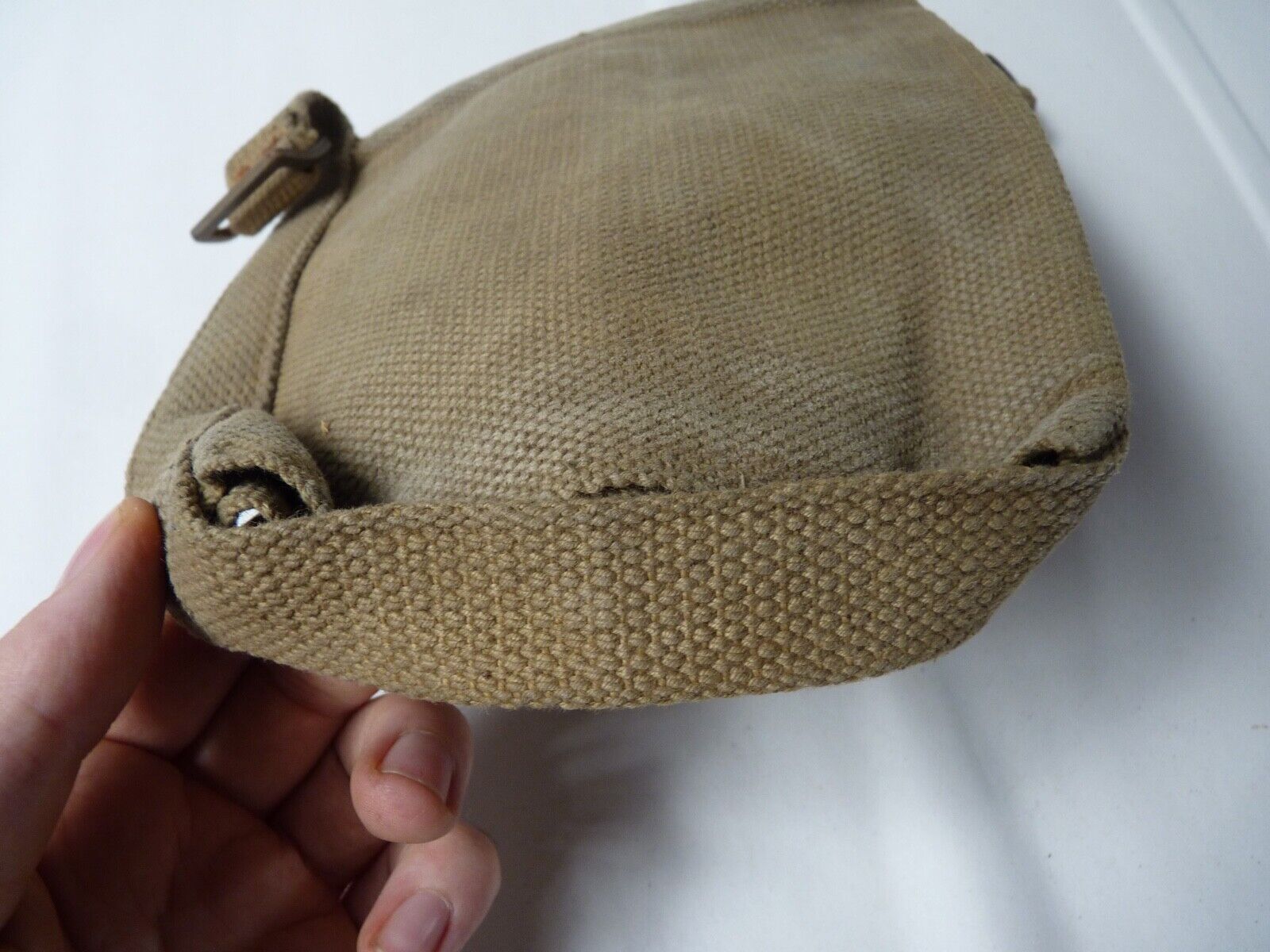Original WW2 British Army Soldiers Water Bottle Carrier Harness - Dated 1944 - The Militaria Shop