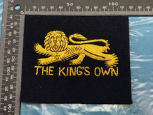 Charger l'image dans la galerie, British Army Bullion Embroidered Blazer Badge - The Kings Own - The Militaria Shop